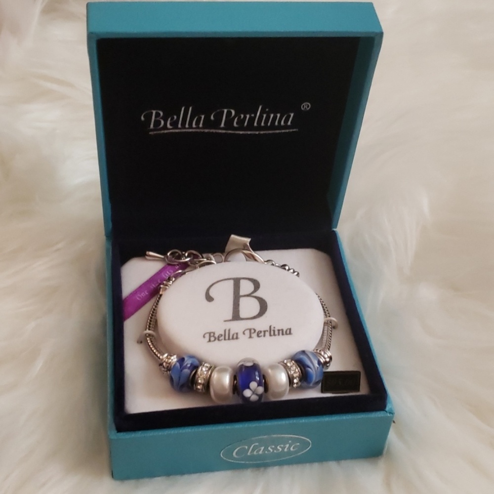 Bella Perlina Blue Silverstone Bracelet